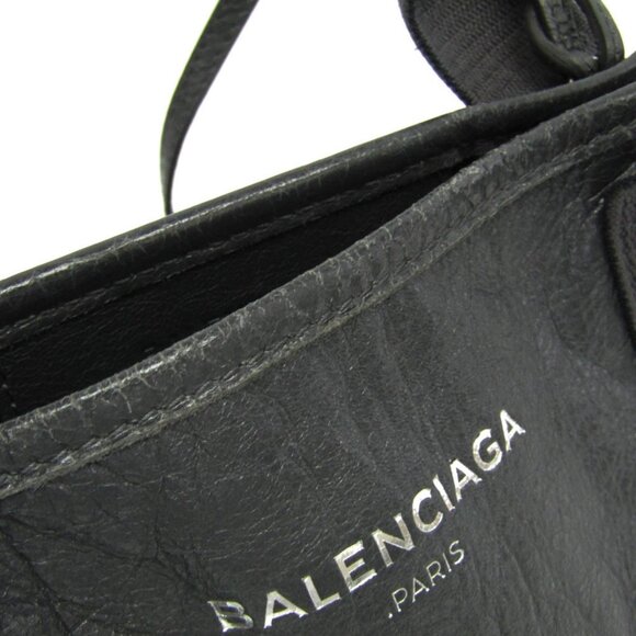 BALENCIAGA Gray Leather Shoulder Bag - Picture 8 of 15
